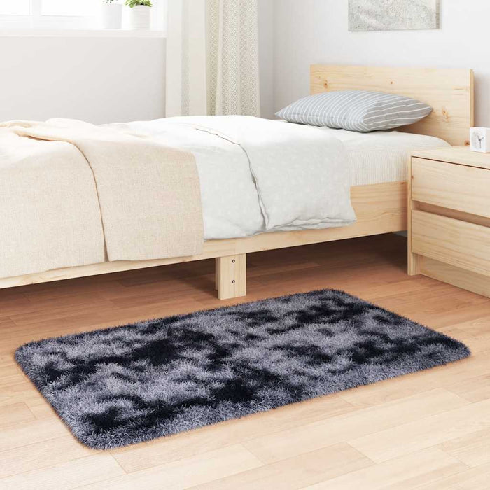 Covor shaggy cu pom înalt, NAVARRA, gri închis, 60x100 cm - WALTI WALTI