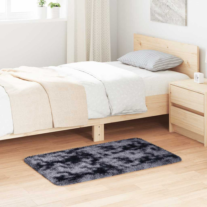 Covor shaggy cu pom înalt, NAVARRA, gri închis, 60x100 cm - WALTI WALTI