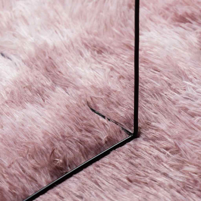Covor shaggy cu pom înalt, NAVARRA, roz praf, 60x100 cm - WALTI WALTI