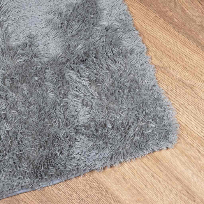 Covor shaggy cu pom înalt, NAVARRA, gri deschis, 60x100 cm - WALTI WALTI