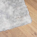 Covor shaggy cu pom înalt, NAVARRA, gri argintiu, 60x100 cm - WALTI WALTI