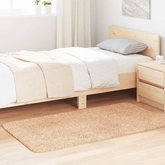 Covor shaggy cu pom înalt, NAVARRA, bej, 80x150 cm, poliester - WALTI WALTI