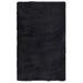 Covor shaggy cu pom înalt, NAVARRA, negru, 80x150 cm, poliester - WALTI WALTI