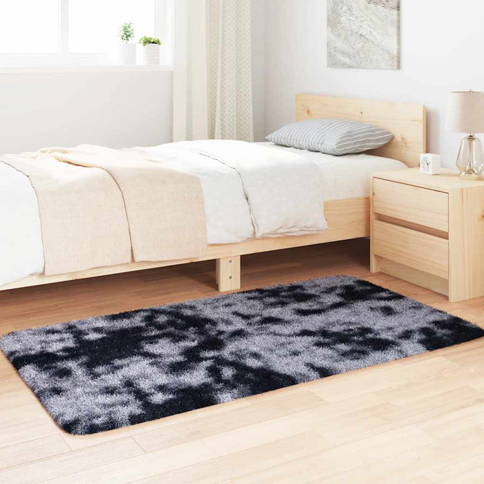 Covor shaggy cu pom înalt, NAVARRA, gri închis, 80x150 cm - WALTI WALTI