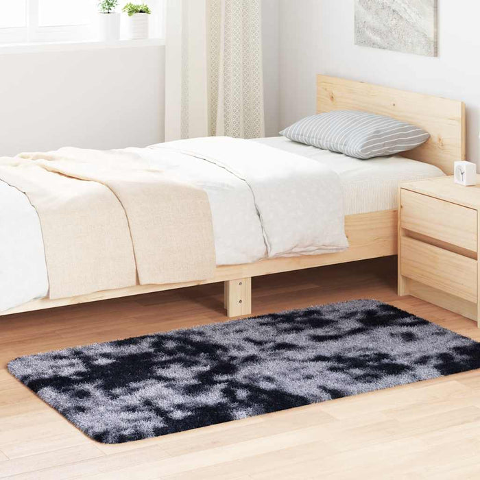 Covor shaggy cu pom înalt, NAVARRA, gri închis, 80x150 cm - WALTI WALTI
