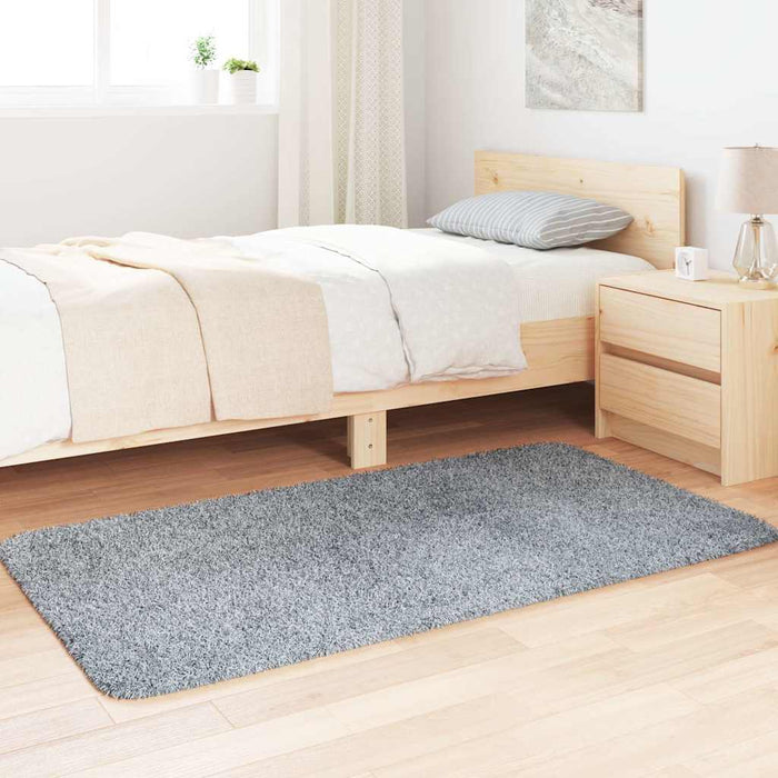 Covor shaggy cu pom înalt, NAVARRA, gri deschis, 80x150 cm - WALTI WALTI