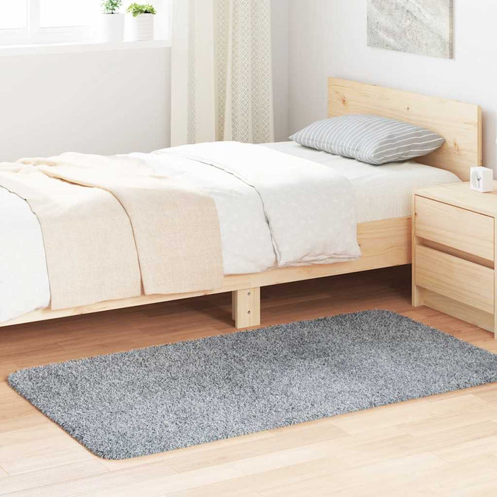 Covor shaggy cu pom înalt, NAVARRA, gri deschis, 80x150 cm - WALTI WALTI