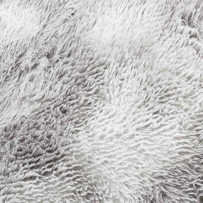 Covor shaggy cu pom înalt, NAVARRA, gri argintiu, 80x150 cm - WALTI WALTI