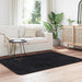 Covor shaggy cu pom înalt, NAVARRA, negru, 120x170cm, poliester - WALTI WALTI