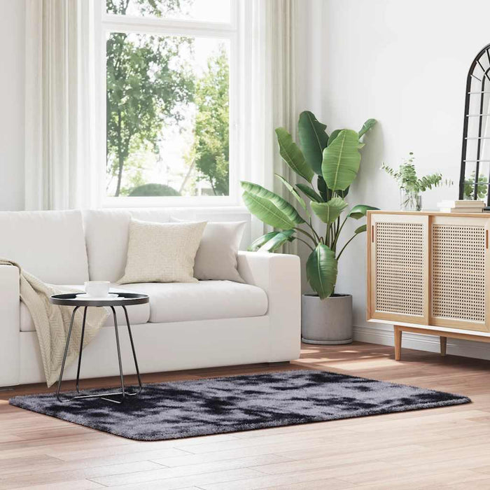 Covor shaggy cu pom înalt, NAVARRA, gri închis, 120x170 cm - WALTI WALTI