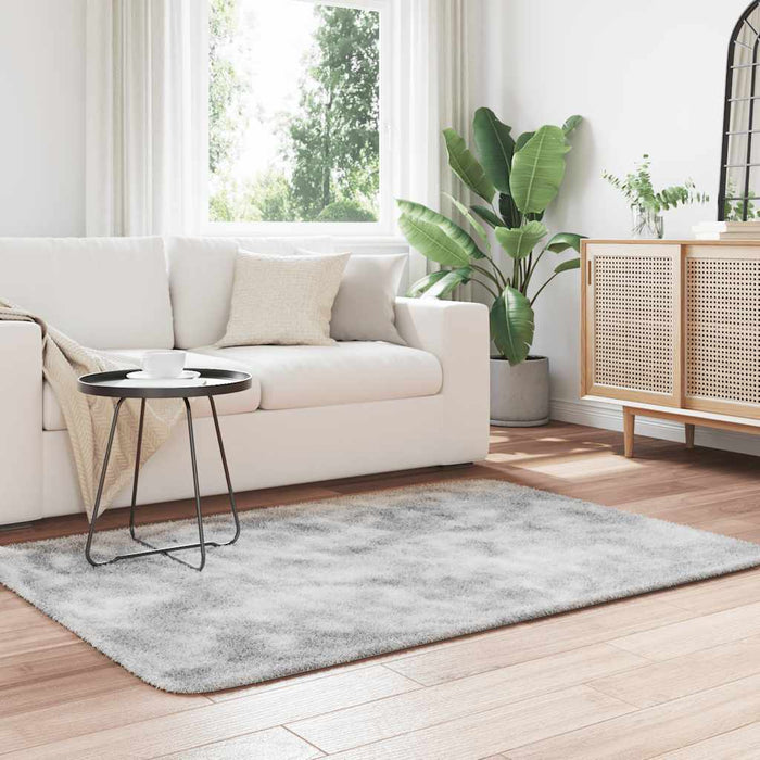 Covor shaggy cu pom înalt, NAVARRA, gri argintiu, 120x170 cm - WALTI WALTI