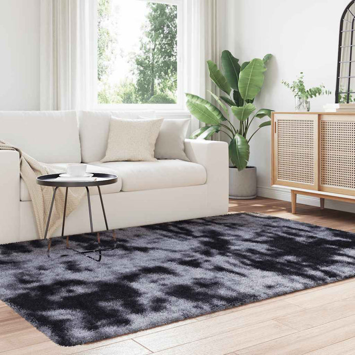 Covor shaggy cu pom înalt, NAVARRA, gri închis, 130x200 cm - WALTI WALTI