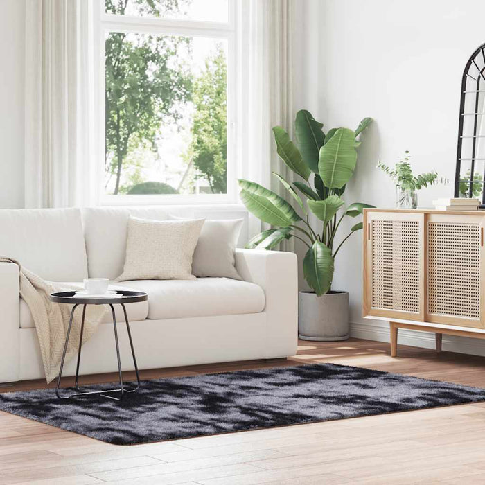Covor shaggy cu pom înalt, NAVARRA, gri închis, 130x200 cm - WALTI WALTI