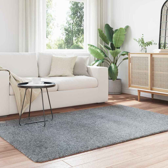 Covor shaggy cu pom înalt, NAVARRA, gri deschis, 130x200 cm - WALTI WALTI