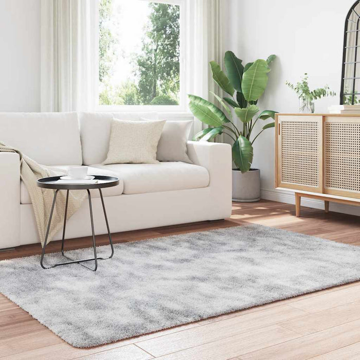 Covor shaggy cu pom înalt, NAVARRA, gri argintiu, 130x200 cm WALTI