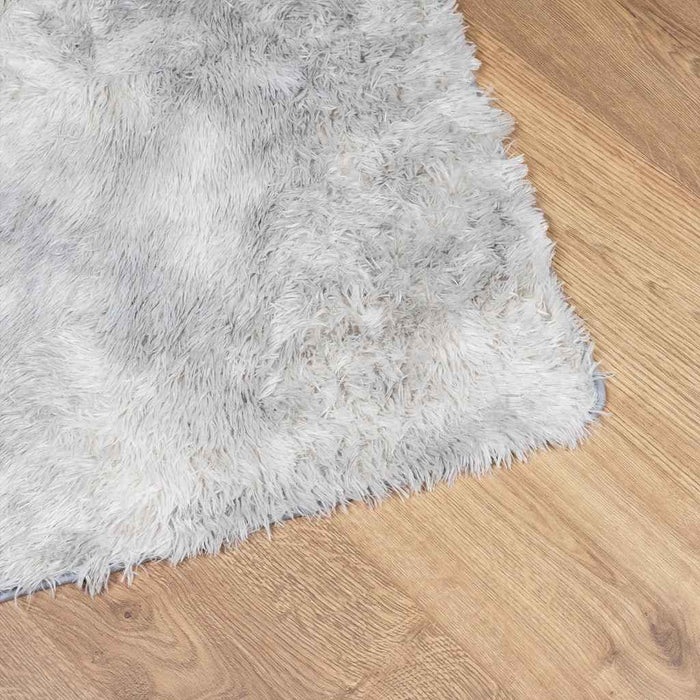 Covor shaggy cu pom înalt, NAVARRA, gri argintiu, 130x200 cm WALTI