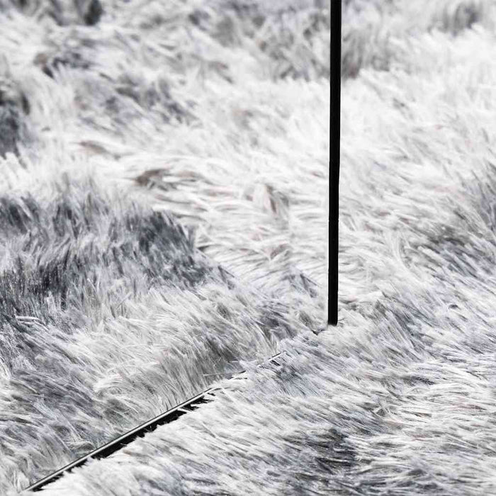 Covor shaggy cu pom înalt, NAVARRA, gri argintiu, 130x200 cm WALTI