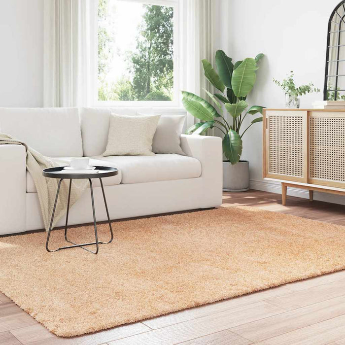 Covor shaggy cu pom înalt, NAVARRA, bej, 160x230 cm, poliester - WALTI WALTI