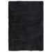 Covor shaggy cu pom înalt, NAVARRA, negru, 160x230cm, poliester - WALTI WALTI