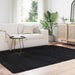 Covor shaggy cu pom înalt, NAVARRA, negru, 160x230cm, poliester - WALTI WALTI