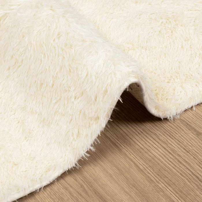 Covor shaggy cu pom înalt, NAVARRA, crem, 160x230 cm, poliester - WALTI WALTI
