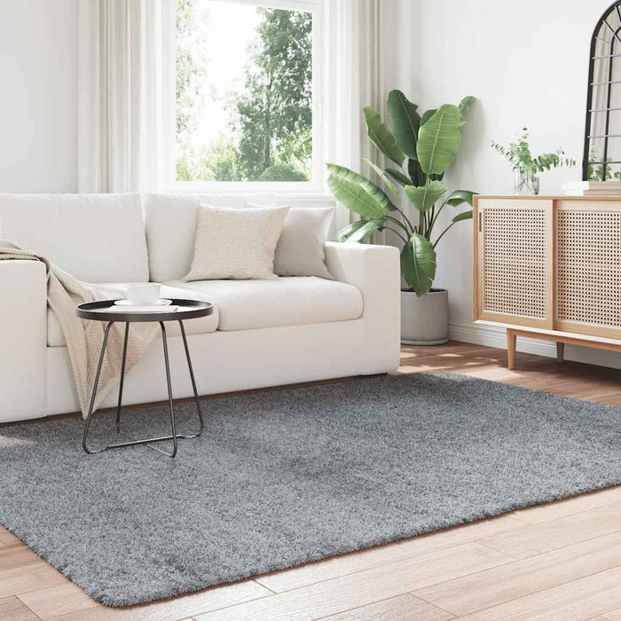 Covor shaggy cu pom înalt, NAVARRA, gri deschis, 160x230 cm - WALTI WALTI