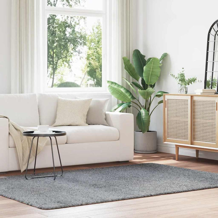 Covor shaggy cu pom înalt, NAVARRA, gri deschis, 160x230 cm - WALTI WALTI