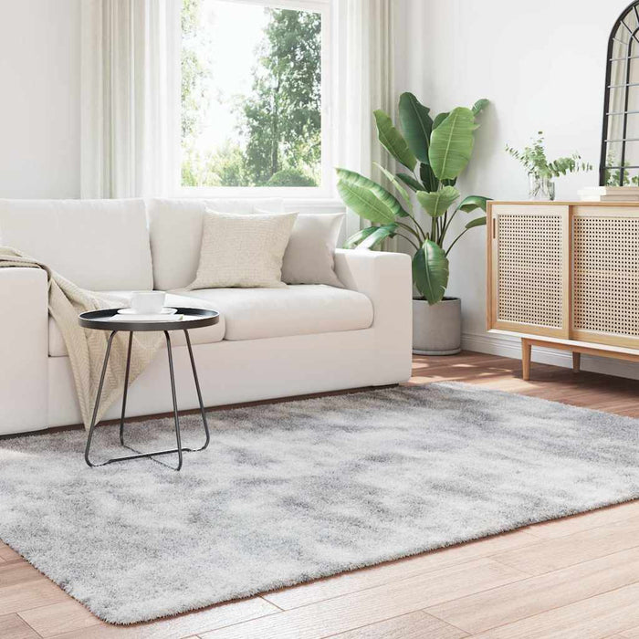 Covor shaggy cu pom înalt, NAVARRA, gri argintiu, 160x230 cm - WALTI WALTI