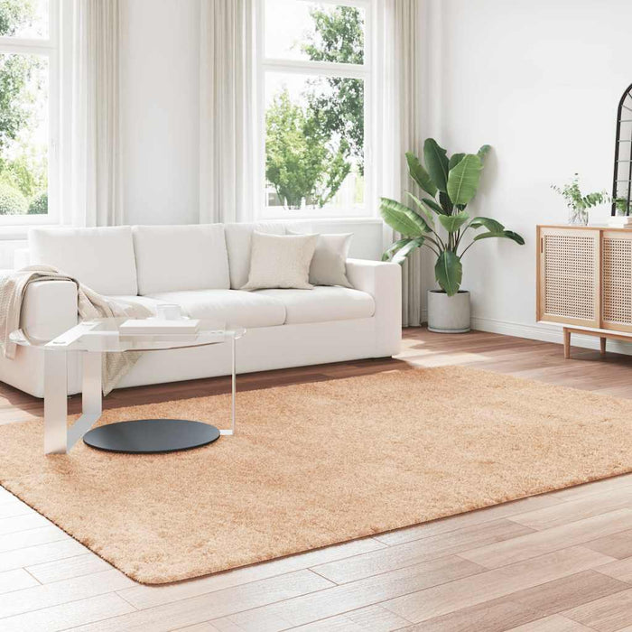 Covor shaggy cu pom înalt, NAVARRA, bej, 200x290 cm, poliester - WALTI WALTI