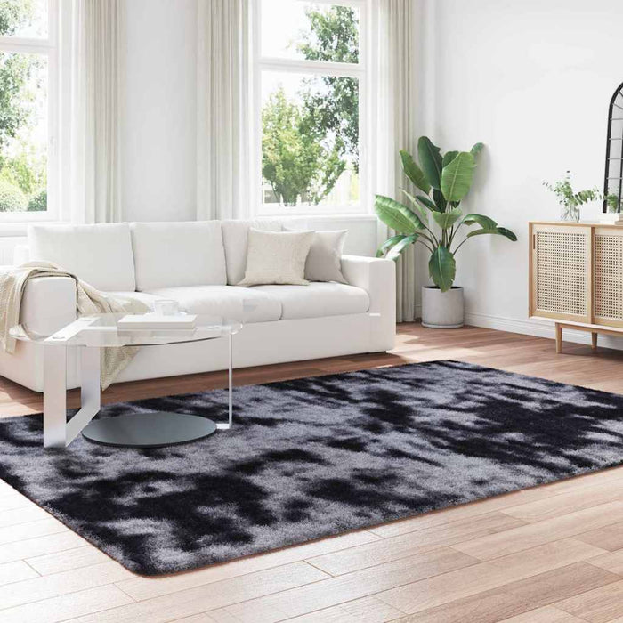 Covor shaggy cu pom înalt, NAVARRA, gri închis, 200x290 cm - WALTI WALTI