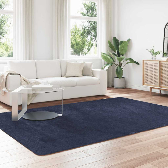 Covor shaggy cu pom înalt, NAVARRA, bleumarin, 200x290 cm - WALTI WALTI