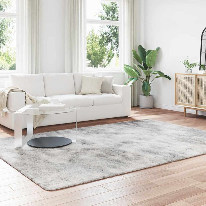 Covor shaggy cu pom înalt, NAVARRA, gri argintiu, 200x290 cm - WALTI WALTI