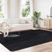 Covor shaggy cu pom înalt, NAVARRA, negru, 240x340cm, poliester - WALTI WALTI