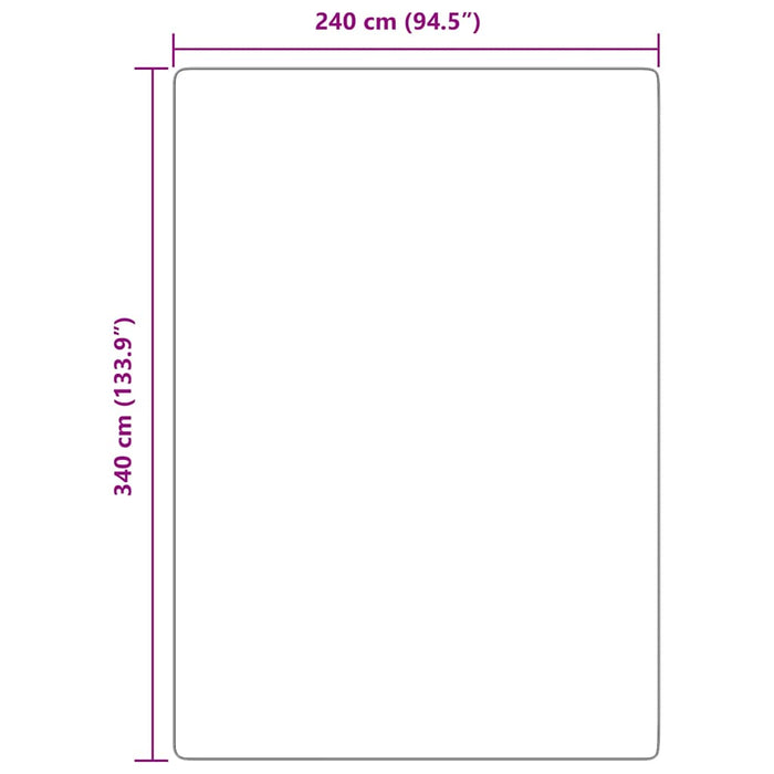 Covor shaggy cu pom înalt, NAVARRA, crem, 240x340 cm, poliester - WALTI WALTI