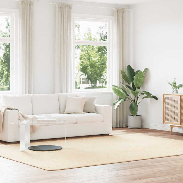 Covor shaggy cu pom înalt, NAVARRA, crem, 240x340 cm, poliester - WALTI WALTI