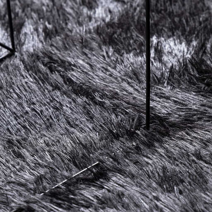 Covor shaggy cu pom înalt, NAVARRA, gri închis, 240x340 cm - WALTI WALTI