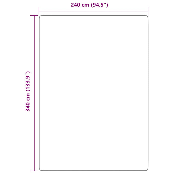 Covor shaggy cu pom înalt, NAVARRA, roz praf, 240x340 cm - WALTI WALTI