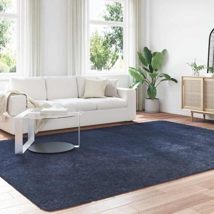 Covor shaggy cu pom înalt, NAVARRA, bleumarin, 240x340 cm - WALTI WALTI