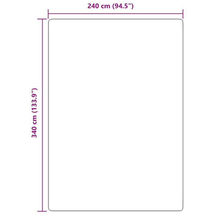 Covor shaggy cu pom înalt, NAVARRA, bleumarin, 240x340 cm - WALTI WALTI