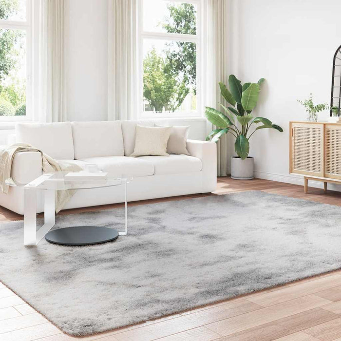 Covor shaggy cu pom înalt, NAVARRA, gri argintiu, 240x340 cm - WALTI WALTI