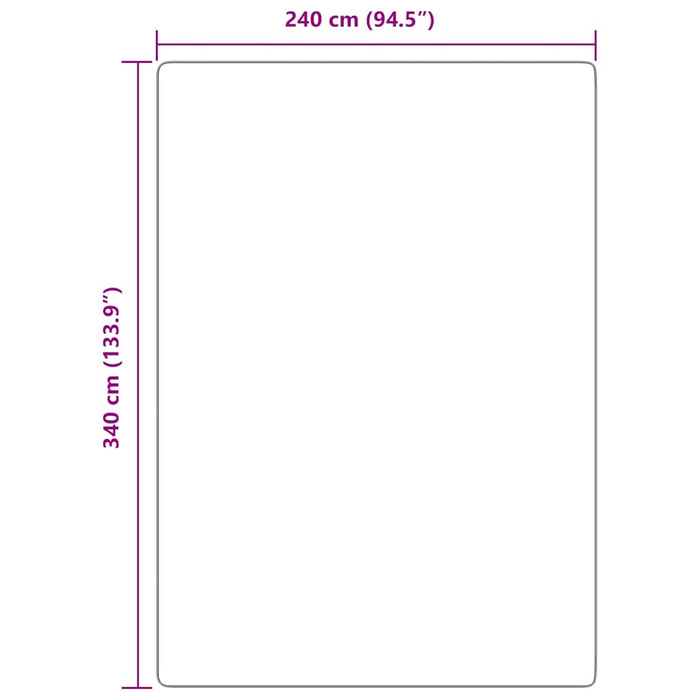 Covor shaggy cu pom înalt, NAVARRA, gri argintiu, 240x340 cm - WALTI WALTI