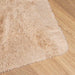 Covor shaggy cu pom înalt, NAVARRA, bej, 120x120 cm, poliester - WALTI WALTI