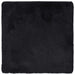 Covor shaggy cu pom înalt, NAVARRA, negru, 120x120cm, poliester - WALTI WALTI