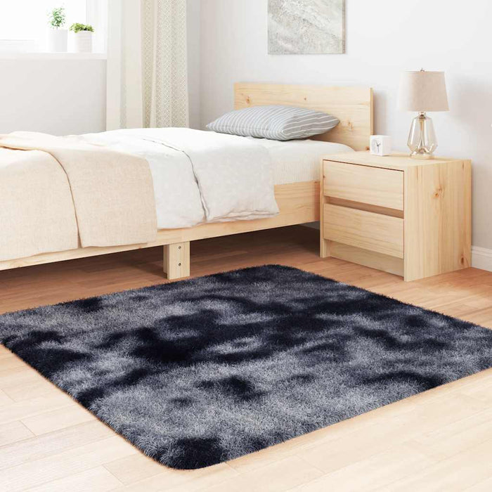Covor shaggy cu pom înalt, NAVARRA, gri închis, 120x120 cm - WALTI WALTI