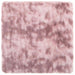 Covor shaggy cu pom înalt, NAVARRA, roz praf, 120x120 cm - WALTI WALTI