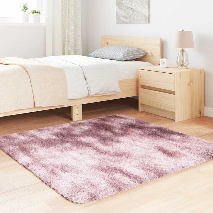 Covor shaggy cu pom înalt, NAVARRA, roz praf, 120x120 cm - WALTI WALTI