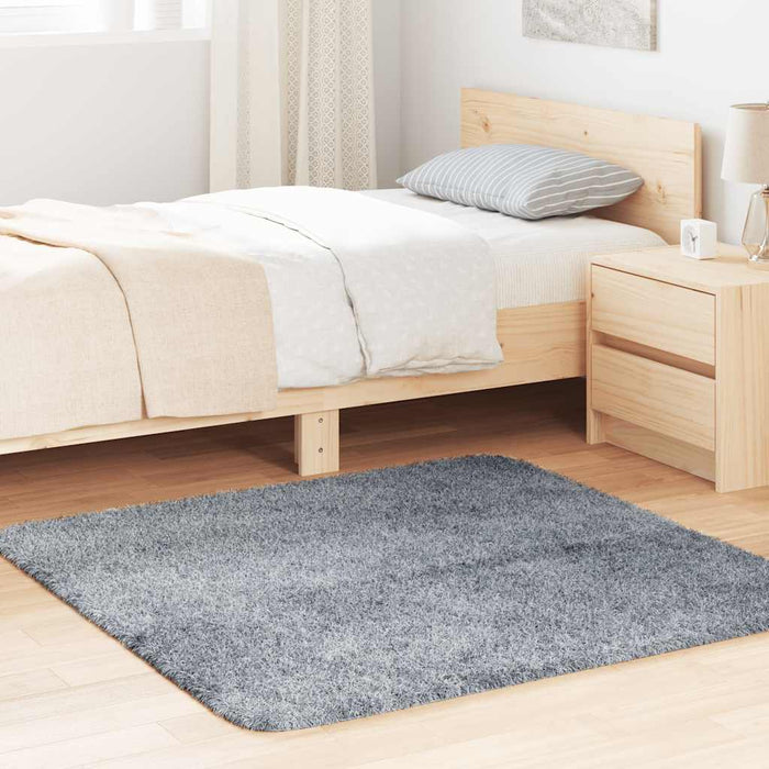 Covor shaggy cu pom înalt, NAVARRA, gri deschis, 120x120 cm - WALTI WALTI