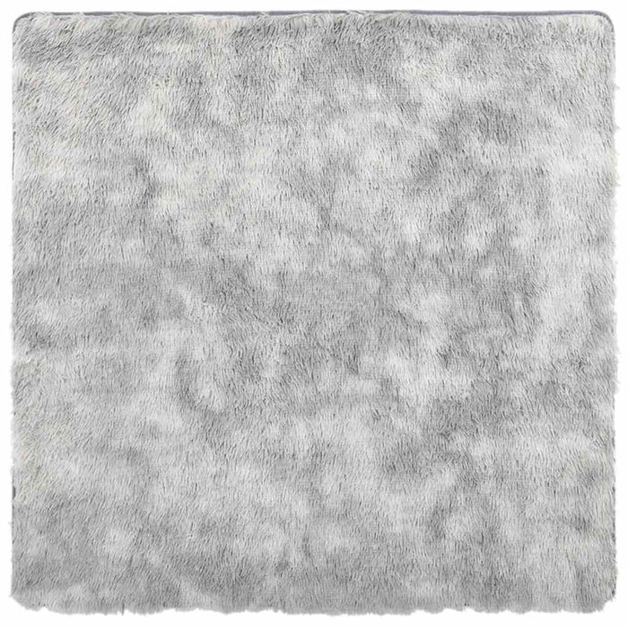 Covor shaggy cu pom înalt, NAVARRA, gri argintiu, 120x120 cm - WALTI WALTI