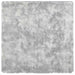 Covor shaggy cu pom înalt, NAVARRA, gri argintiu, 120x120 cm - WALTI WALTI