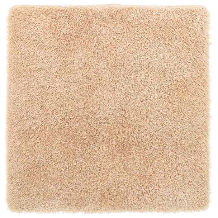 Covor shaggy cu pom înalt, NAVARRA, bej, 160x160 cm, poliester - WALTI WALTI